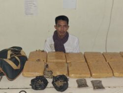 Belasan Kilogram Ganja Gagal Edar di Pangkalpinang