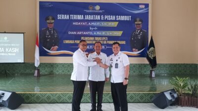 Toreh Prestasi Membanggakan di Lapas Pangkalpinang, Kalapas Hidayat Promosi Jabatan, Ini Penggantinya