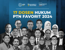 Ini 17 Dosen Hukum  Favorit 2024, Ada Dari Kampus Kamu?