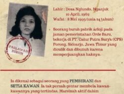 Peringatan May Day , Prabowo Janji Dukung Marsinah Menjadi Pahlawan Nasional