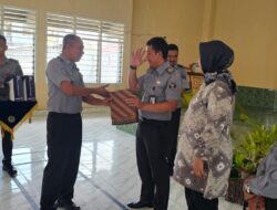 Pisah Sambut Pejabat, Lapas Pangkalpinang Sambut Wajah Baru dan Lepas dengan Hormat Pejabat Lama