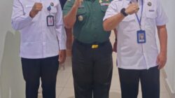 Sinergi Pembinaan, Saat Pertemuan Singkat Kalapas Pangkalpinang dengan Kasdim 0413/Bangka