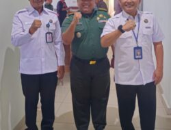 Sinergi Pembinaan, Saat Pertemuan Singkat Kalapas Pangkalpinang dengan Kasdim 0413/Bangka