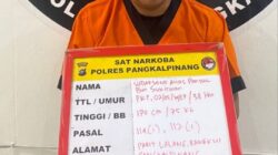 Jualan Sabu , Pecatan Polisi Ini Kembali Masuk Bui