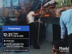 Deteksi Dini Gangguan Keamanan ,Lapas Narkotika Razia Blok Hunian