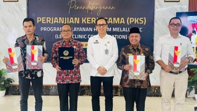 Kolaborasi Lintas Sektor, Lapas Kelas II A Banyuasin Tekan Kerjasama Dengan PDKP Sumsel