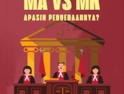 Sama-Sama Ketuk Palu,Tapi Beda Peran Ini Dia Bedanya MA VS MK