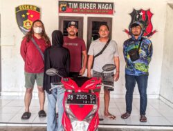 Nekat Curi Sepeda Motor Perempuan Asal Tanjung Ratu Diciduk Buser Naga
