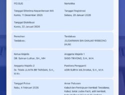 Kabar Keadilan Datang , Permohonan PK Dua Warga Binaan di Lapas Tenggarong Dikabulkan