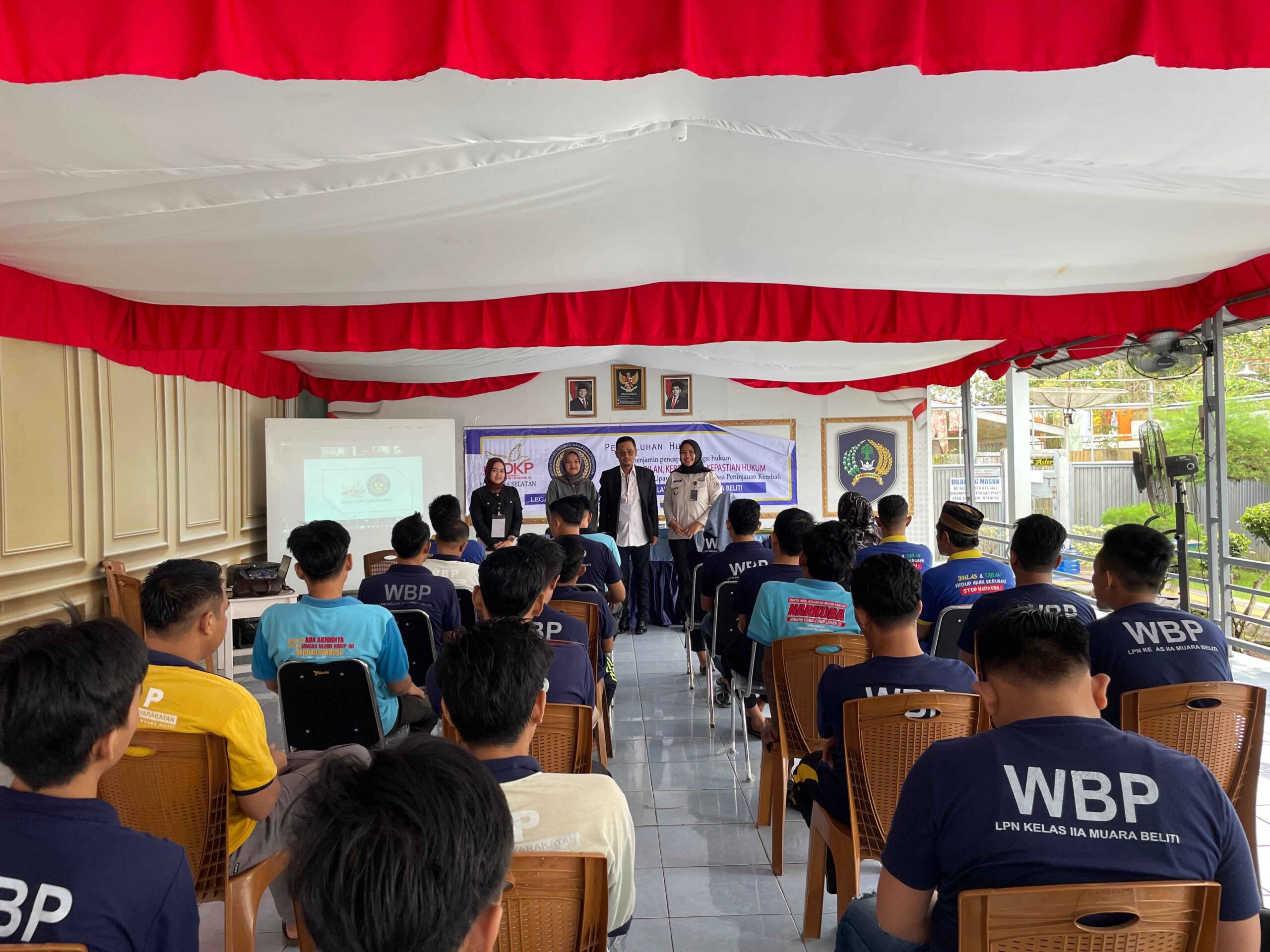 Suasa Penyuluhan Hukum di Lapas Narkotika Kelas II A Muara Belitik