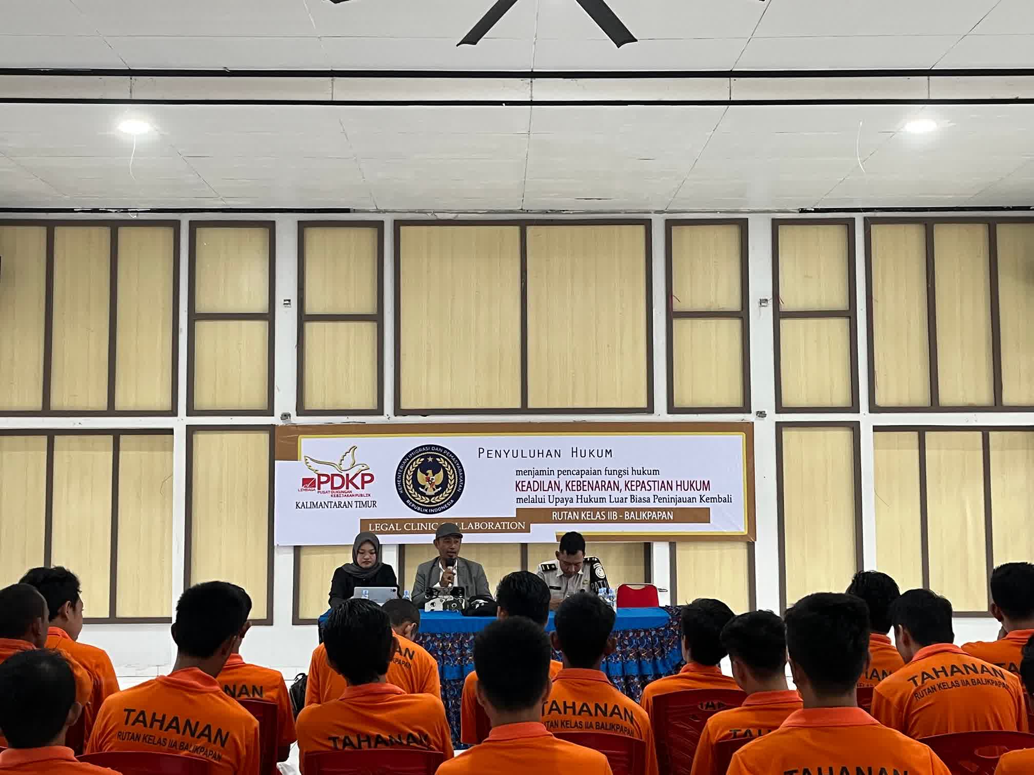 Suasana Penyuluhan Hukum di Rutan Balikpapan