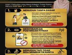 Jangan Asal Tuduh,Ini Jerat Pidana Dalam KUHP Baru